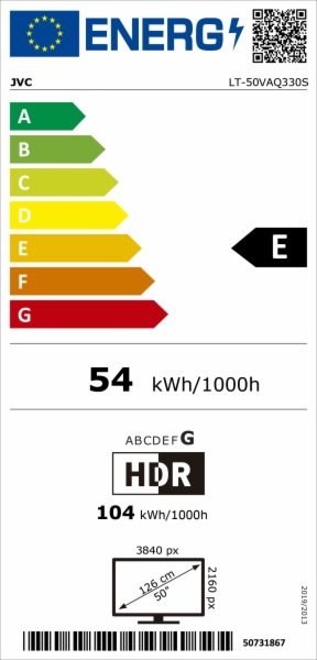 TELEVISOR LED JVC LT-50VAQ330S